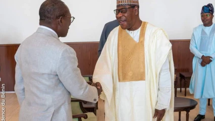 RENCONTRE ENTRE PATRICE TALON ET UNE DÉLÉGATION DU PARTI LES DÉMOCRATES :  Les impressions de Boni Yayi