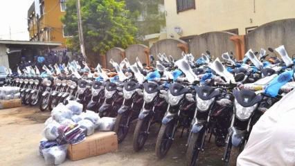 SÉCURISATION DES ESPACES FRONTALIERS AU BÉNIN : Les Forces de Défense et de Sécurité dotées de motos