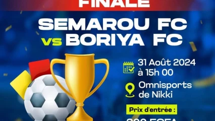 TOURNOI DE FOOTBALL DE BARUTEM CHALLENGE CUP DE NIKKI : Semarou Fc contre Boriya Fc, l&rsquo;affiche de la finale le 31 août 
