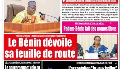 UNE DU LUNDI 6 FEVRIER 2023