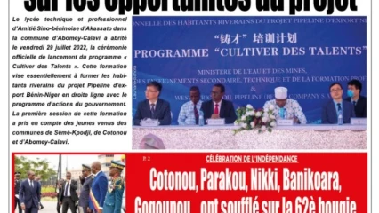 UNE DU MARDI 2 AOUT 2022