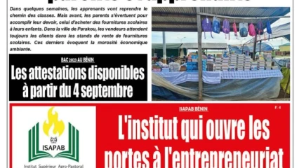 UNE DU MARDI 29 AOÛT 2023