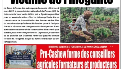 UNE DU MARDI 8 MARS 2022