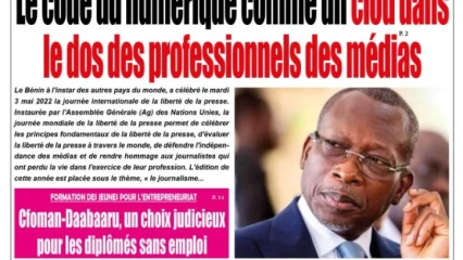 UNE DU MERCREDI 4 MAI 2022