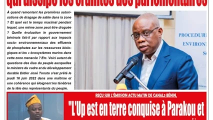 UNE DU VENDREDI 17 JUIN 2022