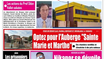 UNE DU VENDREDI 25 NOVEMBRE 2022