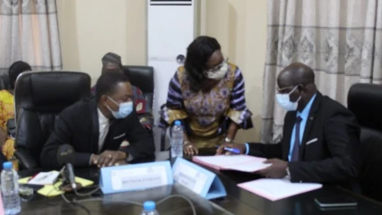 UNIVERSITE NATIONALE DES SCIENCES, TECHNOLOGIES, INGENIERIE ET MATHÉMATIQUES D&rsquo;ABOMEY : Le professeur Joachim Gbénou installé dans ses nouvelles fonctions