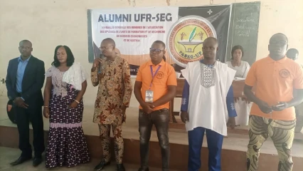 VIE ASSOCIATIVE À LA FASEG DE L&rsquo;UNIVERSITÉ DE PARAKOU : Alumni Ufr-Seg mise en place . Emmanuel Babagnadjou, Président du Conseil d&rsquo;Administration