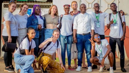 VISITE DES  ASSOCIATIONS ABSSF ET SOLIMEDA AU SIÈGE DE DAABAARU : Le Pdg Barnabas Orou Kouman satisfait, annonce un partenariat