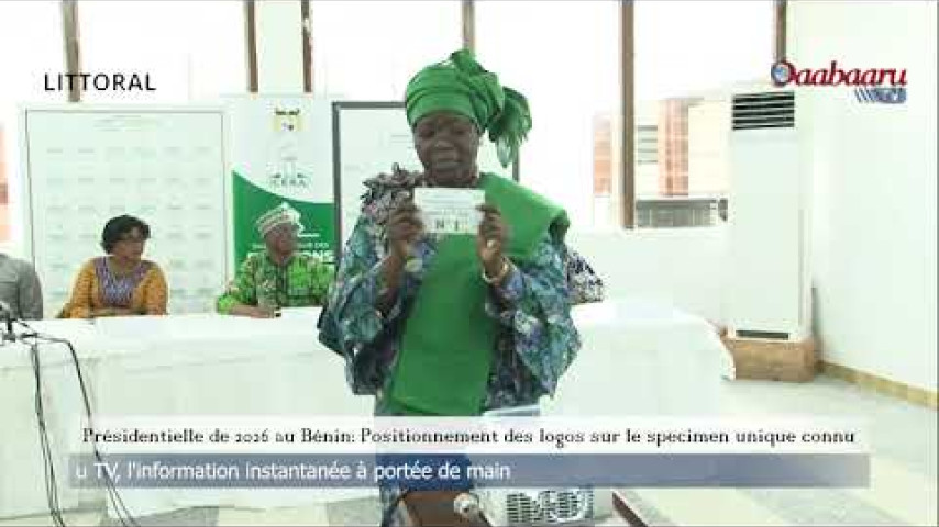Présidentielle de 2026 au Bénin: Positionnement des logos sur le specimen unique connu