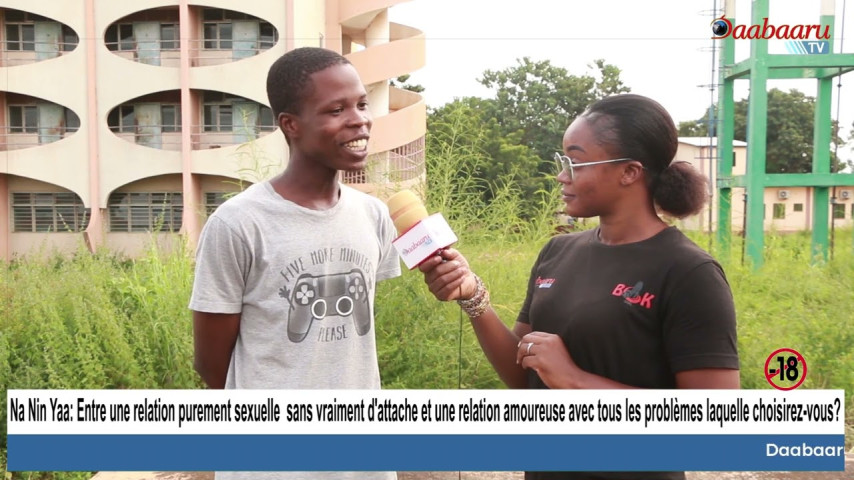 NAN NIN YAA:Entre une relation purement sexuelle et une relation amoureuse laquelle choisirez -vous❓