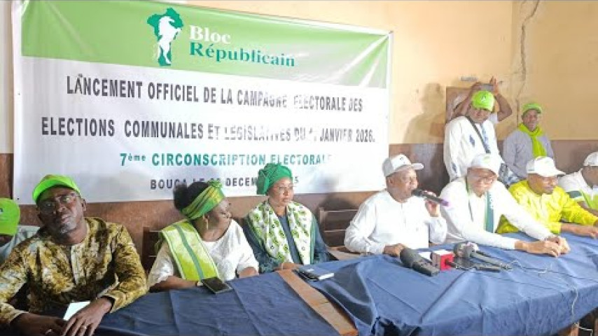 7 ème CE: Le Bloc Républicain lance sa campagne pour les élections législatives et communales 2026