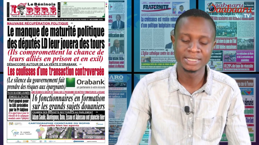 REVUE DES TITRE DE CE MARDI 21 NOVEMBRE 2023