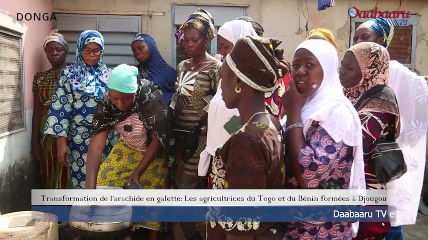 TRANSFORMATION DE L'ARACHIDE EN GALETTE: Les agricultrices du Togo et du Bénin formées à Djougou