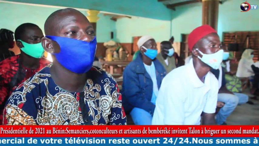 BÉNIN: Semanciers, Contonculteurs et artisans de Bembéréké invitent Talon à briguer un second mandat