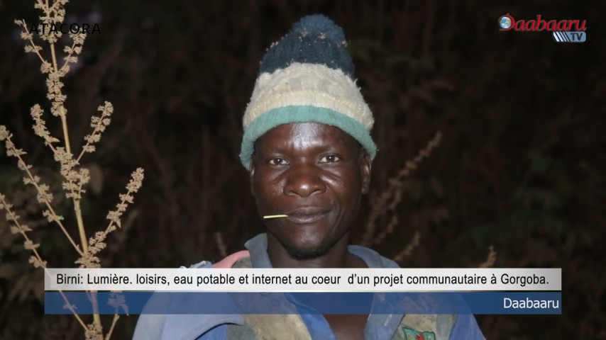 Birni: Lumière. loisirs, eau potable et internet au coeur  d’un projet communautaire à Gorgoba.