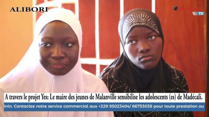 MALANVILLE : À travers le projet Yes le maire des jeunes sensible les adolescents (es) sur les Vbg
