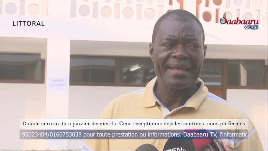 Double scrutin du 11 janvier dernier: La CENA réceptionne déjà les cantines  sous-pli fermés