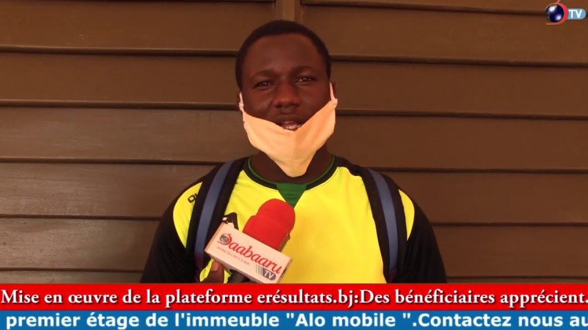 MISE EN ŒUVRE DE LA PLATEFORME ERÉSULTATS.BJ: Des bénéficiaires apprécient