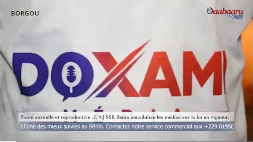 SANTÉ SEXUELLE ET REPRODUCTIVE: L'AJ-SSR Bénin sensibilise les médias sur la loi en vigueur.
