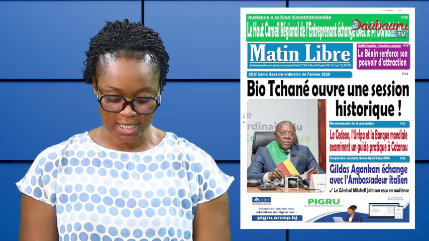 REVUE DES TITRES DE CE MERCREDI 16 SEPTEMBRE 2026 AVEC FOLARIN YABI