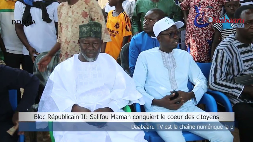 BLOC RÉPUBLICAIN À DJOUGOU  II : Salifou MAMAN conquiert le cœur des citoyens