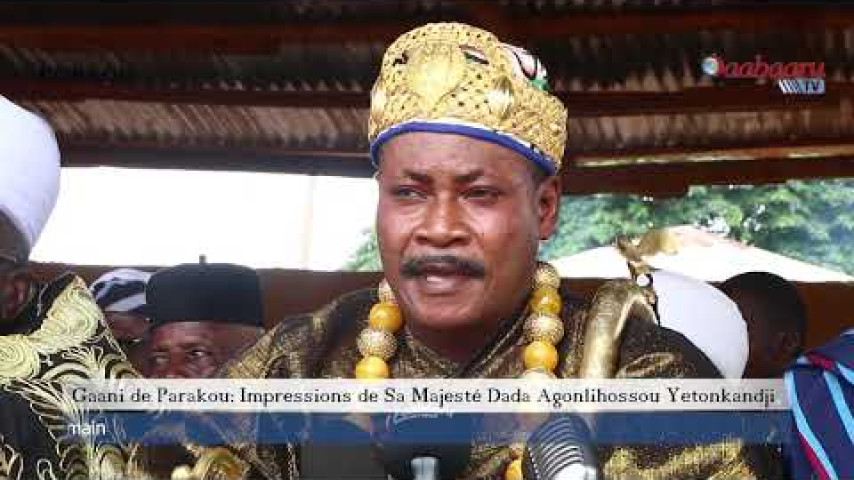 GAANI DE PARAKOU: Impressions de Sa Majesté Dada Agonlihossou Yetonkandji