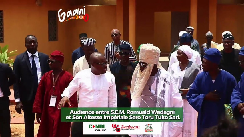 GAANI 2026: Audience entre S.E.M. Romuald Wadagni et Son Altesse Impériale Sero Toru Tuko Sari.