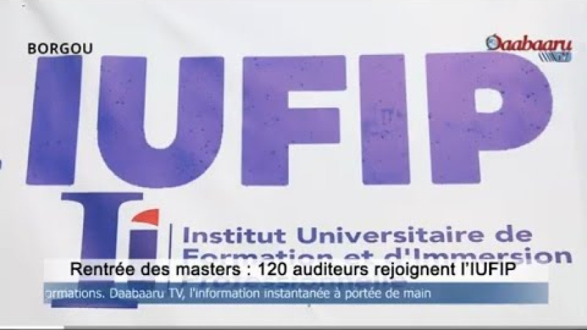RENTRÉE DES MASTERS : 120 auditeurs rejoignent l’IUFIP
