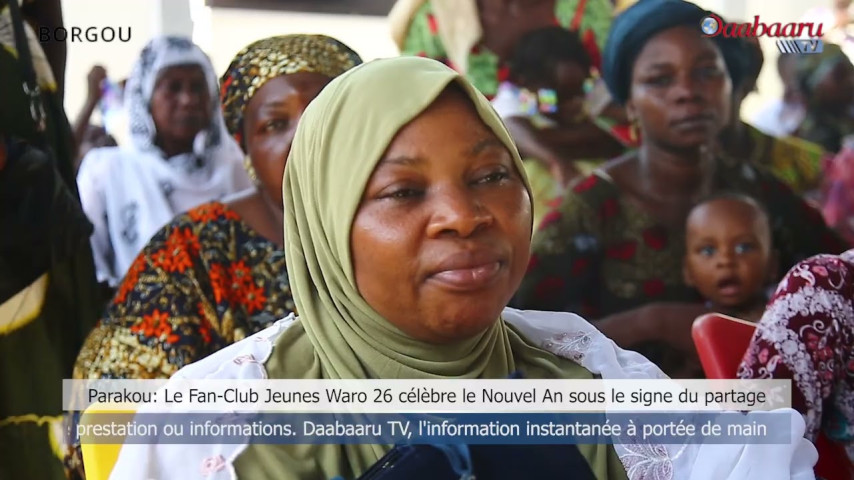 PARAKOU : Le Fan-club jeunes Waro 26 célèbre le nouvel An sous le signe du partage