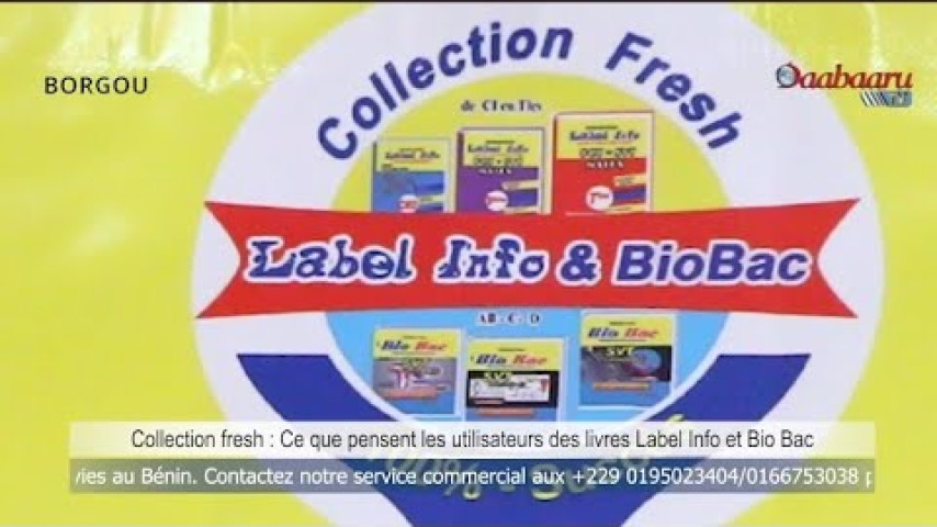 LES LIVRES BIO BAC ET LABEL INFO DE LA COLLECTION FRESH VOUS ACCOMPAGNENT POUR LA RENTREE SCOLAIRE.