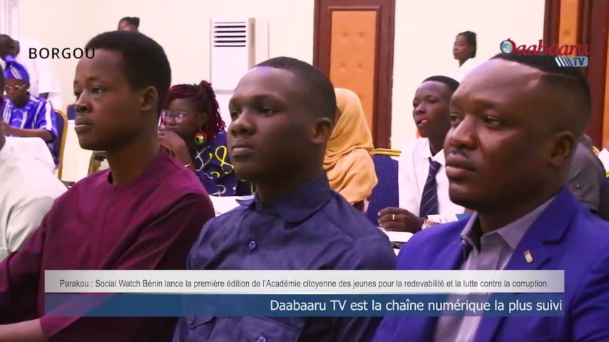 PARAKOU: Social Watch Bénin lance  l’Académie citoyenne des jeunes pour la redevabilité