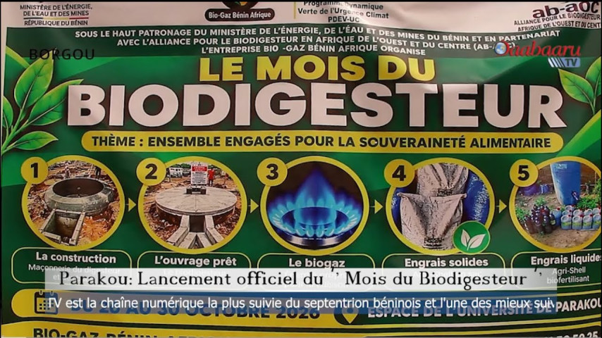 Parakou Lancement officiel du ‘’ Mois du Biodigesteur ‘’
