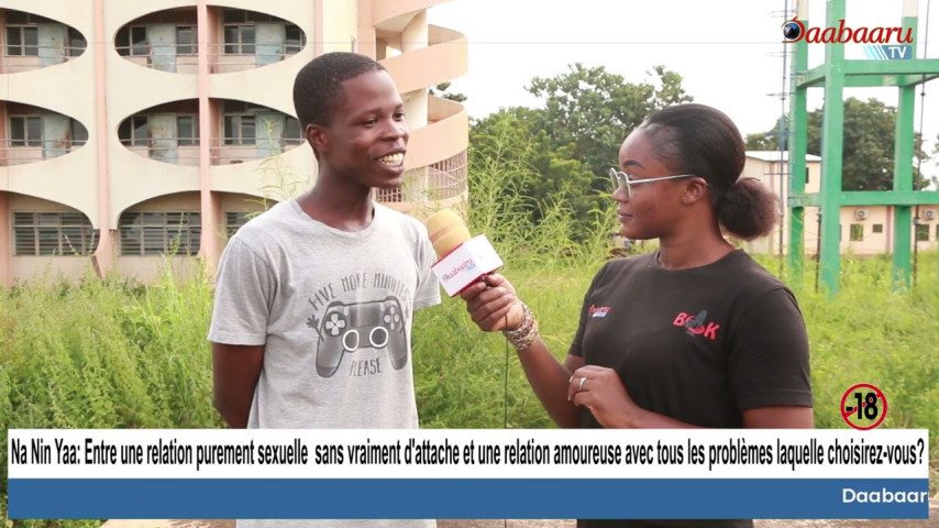 NAN NIN YAA:Entre une relation purement sexuelle et une relation amoureuse laquelle choisirez -vous❓