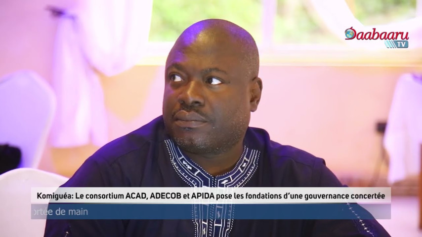 Komiguéa : le consortium ACAD, ADECOB et APIDA pose les fondations d'une gouvernance concertée