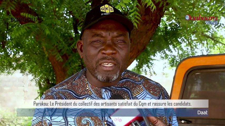 PARAKOU : Le président du collectif des artisans satisfait du Cqm et rassure les candidats