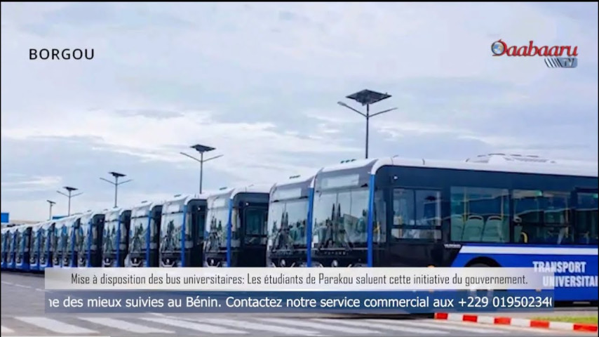 DES BUS UNIVERSITAIRES: Les étudiants de Parakou saluent cette initiative du gouvernement