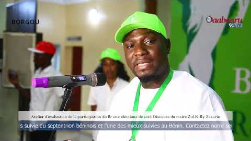 ATELIER D'ÉVALUATION DE LA PARTICIPATION DU BR AUX ÉLECTIONS DE 2026 Discours du maire Zul Kifly Zak