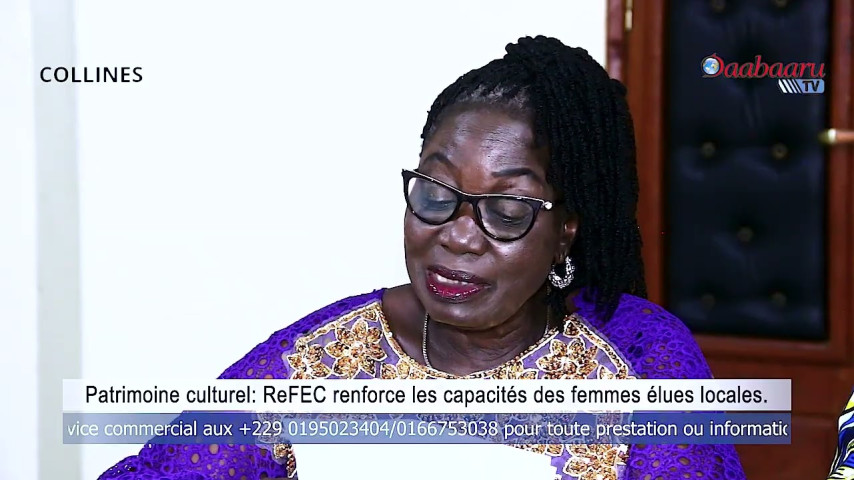 PATRIMOINE CULTUREL : ReFEC renforce les capacités des femmes élues locales