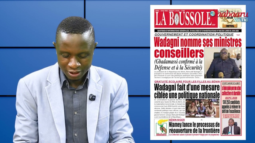 REVUE DES TITRES DES JOURNAUX DE CE LUNDI 08 JUIN 2026