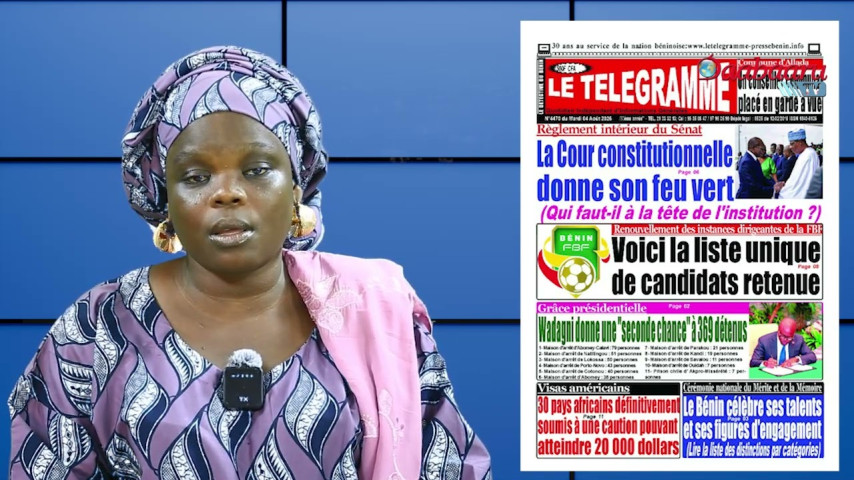 REVUE HEBDOMADAIRE BAATONU DU  08 AOÛT 2026