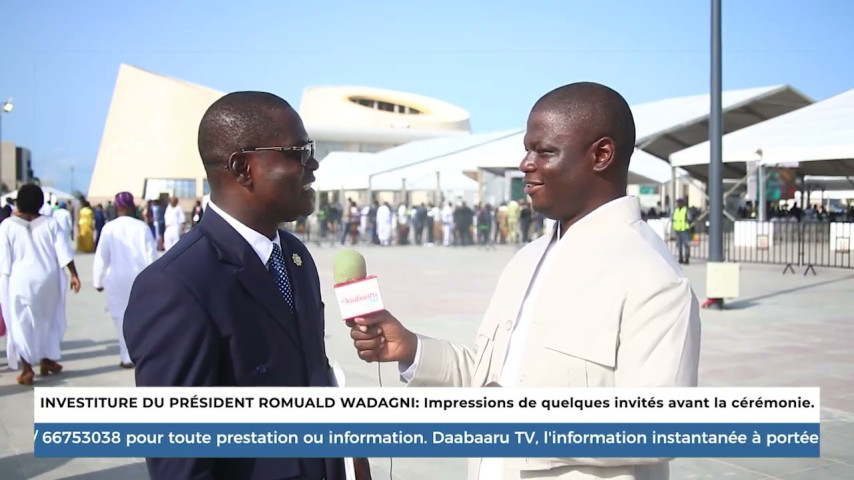 INVESTITURE DU PRÉSIDENT ROMUALD WADAGNI : Impressions de quelques invités avant la cérémonie