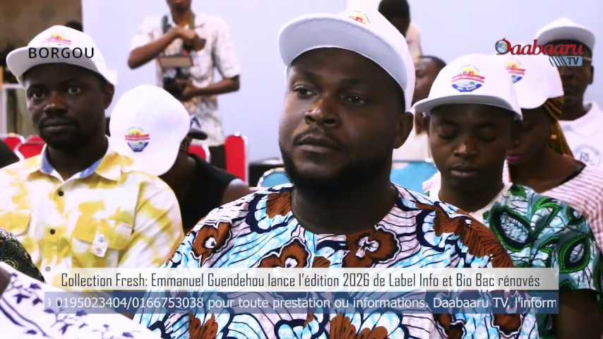 COLLECTION FRESH: Emmanuel Guendehou lance l'édition 2026 de Label Info et Bio Bac rénovés