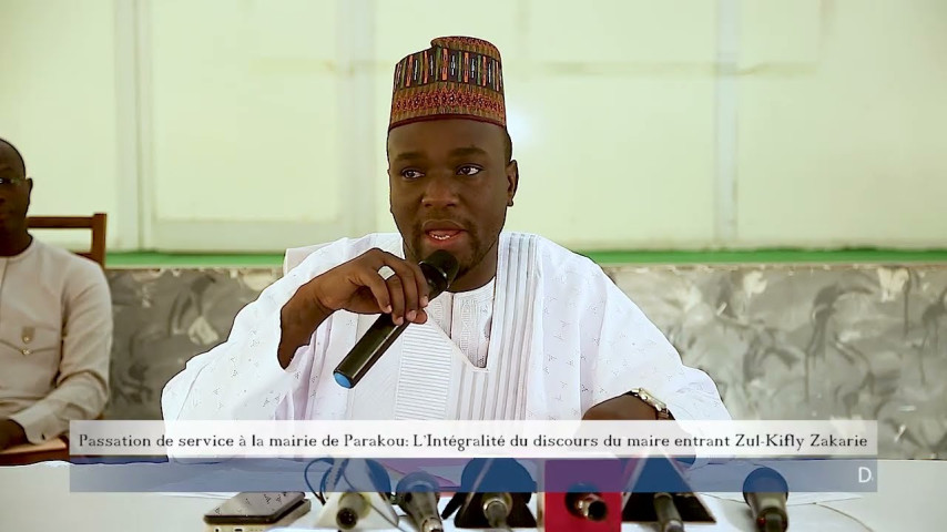 Passation de service à la mairie de Parakou: L’Intégralité du discours du maire Zul-Kifly Zakarie