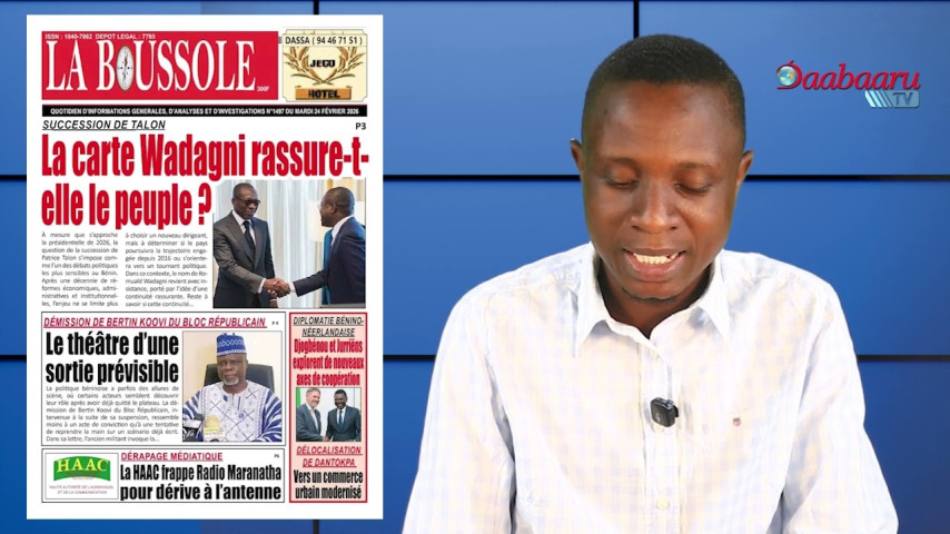 REVUE DES TITRES DES JOURNAUX DE CE 24 FEVRIER 2026