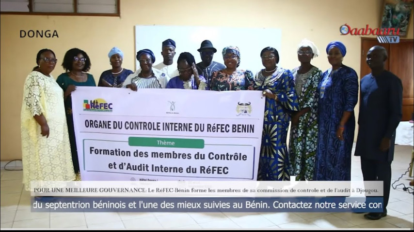 POUR UNE MEILLEURE GOUVERNANCE:Le RéFEC-Bénin forme les membres de sa commission de contrôle