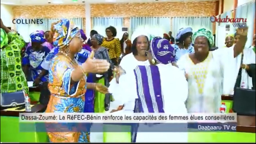 Dassa-Zoumé: Le RéFEC Bénin renforce les capacités des femmes élues conseillères