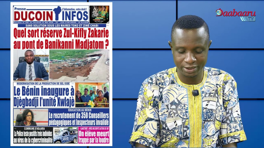 REVUE DES TITRES DES JOURNAUX DE CE VENDREDI 22 MAI 2026