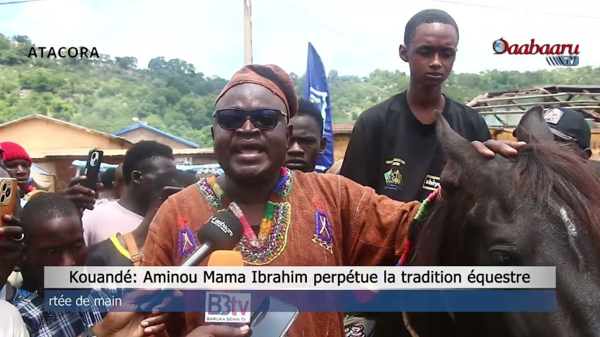 KOUANDÉ : Aminou Mama Ibrahim perpétue la tradition équestre avec la 4è ed de la course Hippique