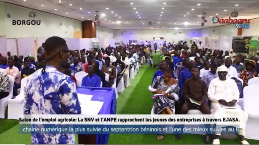 EJASA : l’ANPE et la SNV ouvrent des opportunités d’emploi aux jeunes
